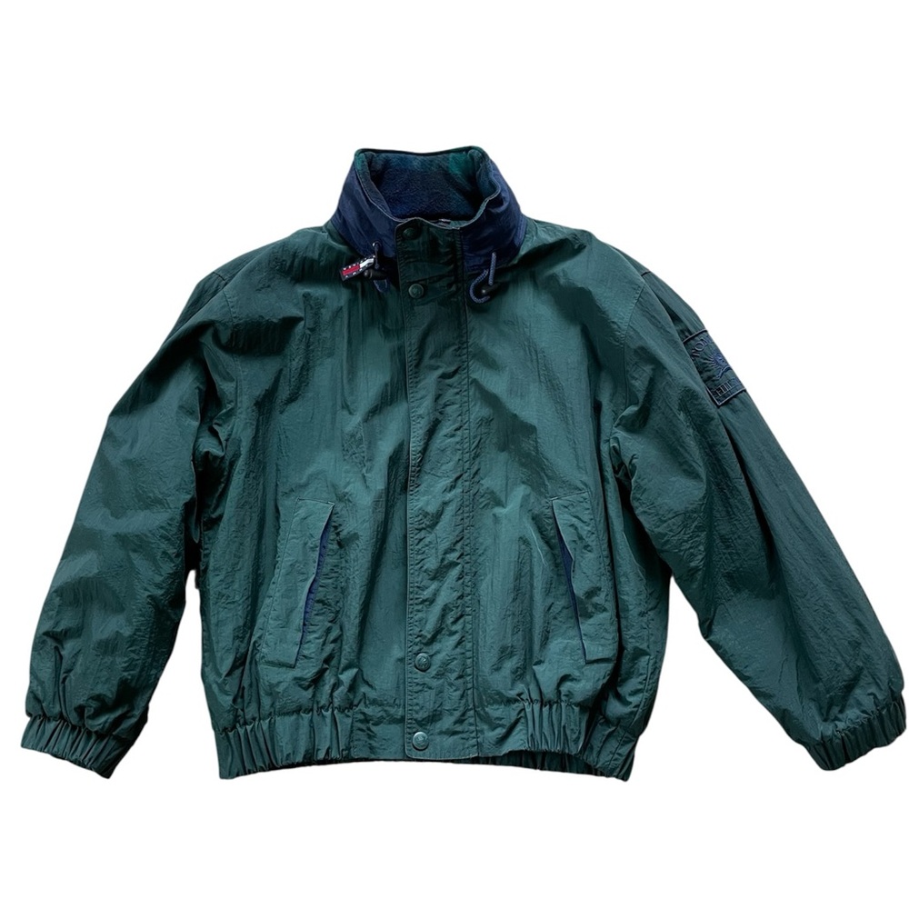 Vintage Tommy Hilfiger Dark Green Windbreaker Jacket - Picture 2 of 11